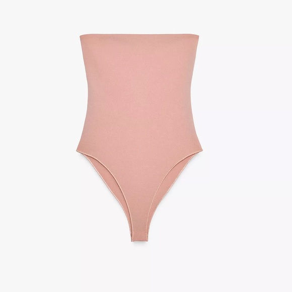 Zara Tops - ZARA BANDEAU BODYSUIT NWT